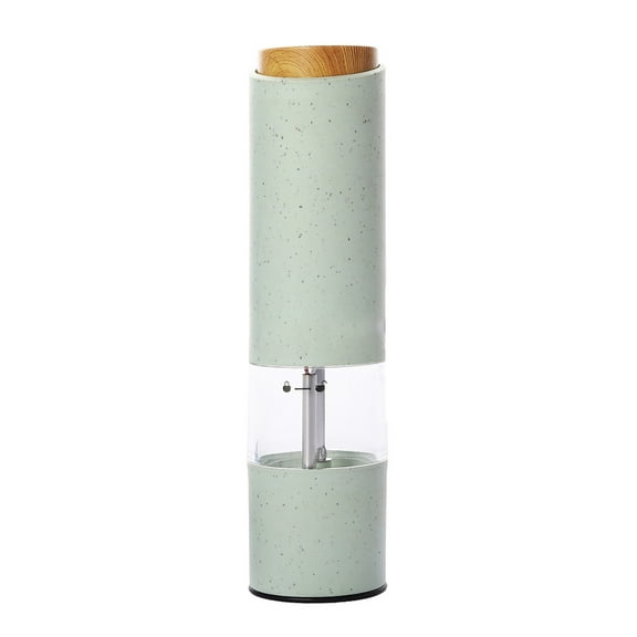 Stainless Steel Automatic Pepper Grinder Mill | Electric Push-Button Operation | Adjustable Coarseness | 8.07" Tall | Black/Green/Blue/Pink/White | Battery-Powered (4 AA Required)