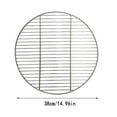 thumbnail image 1 of Stainless Steel BBQ Grill Grate Round Cooking Grid Baking Tray for Camping Picnic Garden 1 Pack, 1 of 2