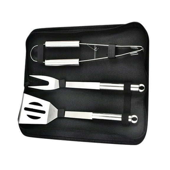 Stainless Steel BBQ Grill Utensils Set Portable Cooking Tool Kit for Kitchen Dining and Outdoor Barbecue