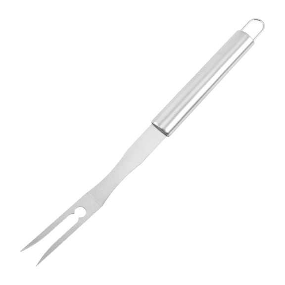 Stainless Steel BBQ Serving Grill Fork Roasting Grilling Barbecue Carving Fork Cooking Fork Steak Clamp Fork