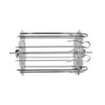 Stainless Steel BBQ Skewer Rack for Oven Roasting Kebabs & Lamb Cooker