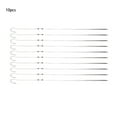 Stainless Steel BBQ Skewers Set 10 Pack Metal Grill Skewer Needles For