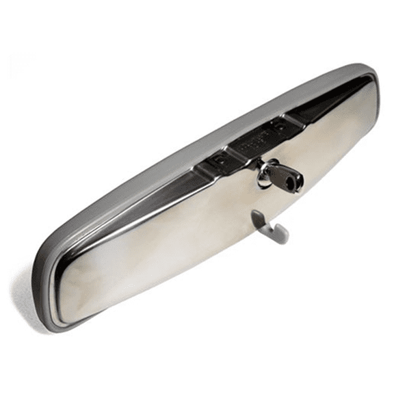 Stainless Steel Back With Grey Frame 10" Day/Night Mirror Camaro Firebird Nova