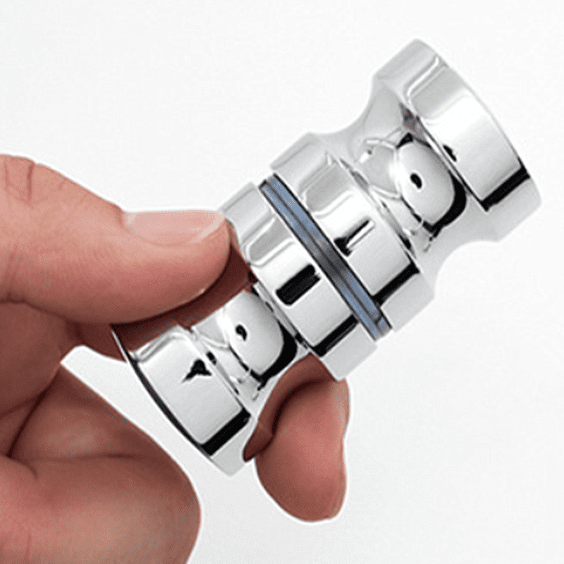 Stainless Steel Back-to-Back Glass Door Knob Puller Push Bathroom Shower Handle 3 Types