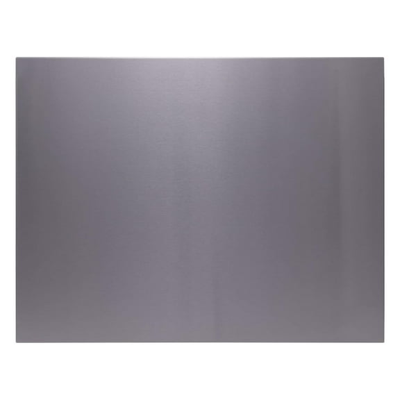 Stainless Steel Backsplash, 30" X 23.25" with Hemmed Edges