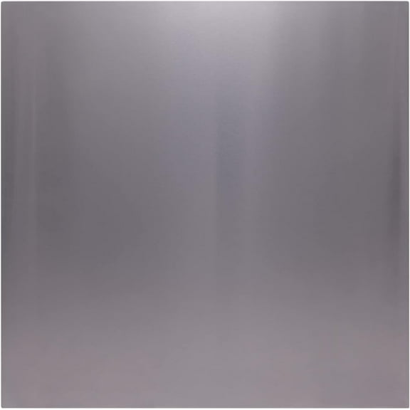 Stainless Steel Backsplash, 30" X 30", Flat Panel