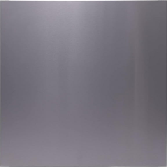 Stainless Steel Backsplash, 30" X 30" with Hemmed Edges