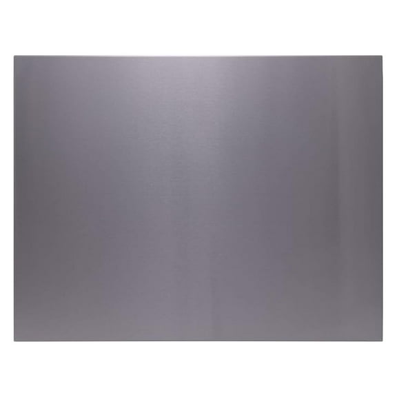 Stainless Steel Backsplash, 36" X 23.25" with Hemmed Edges