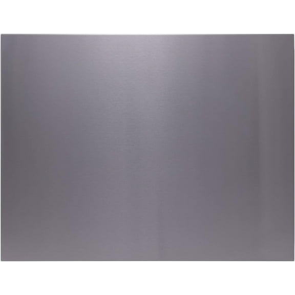 Stainless Steel Backsplash, 36" X 23.25" with Hemmed Edges