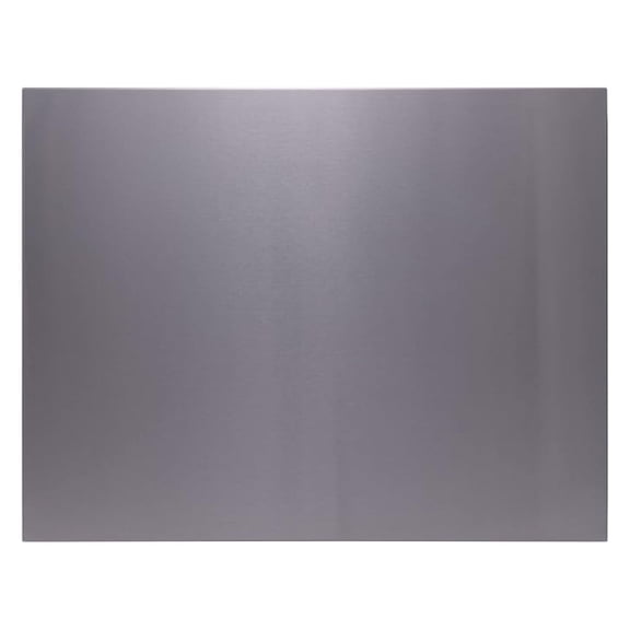 Stainless Steel Backsplash, 36" X 23.25" with Hemmed Edges