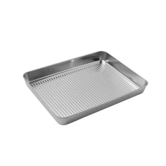 Stainless Steel Bakeware Set with Roasting Pan, Baking Pans, Lasagna Tray, Oven Safe Kitchen Essentials for Easy Cooking and Serving