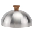 thumbnail image 1 of Stainless Steel Bakeware Restaurant Cloche Cover Dome Plate 20cm Griddle, 1 of 6