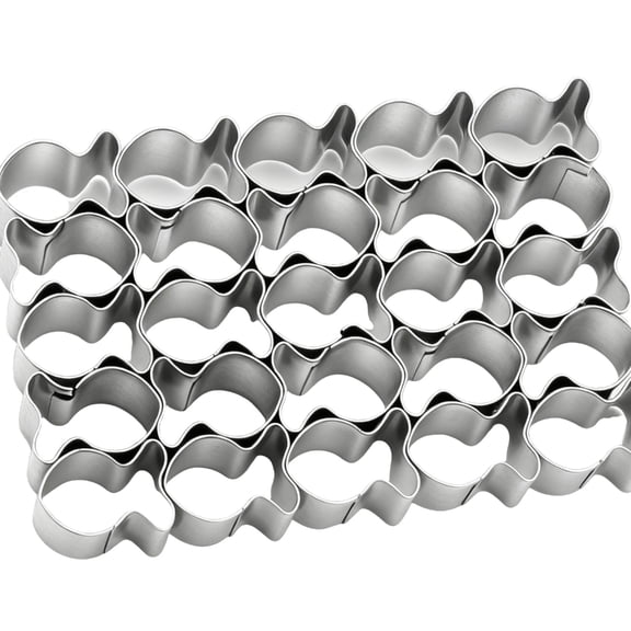 Stainless Steel Baking Biscuit Cutter With Floral Heart Shape Rustproof Kitchen Utensils For Home Baking Tool