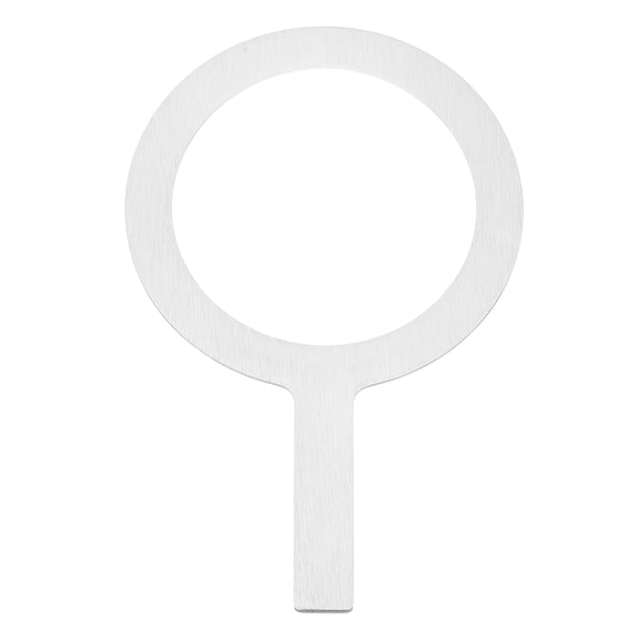 Stainless Steel Baking Cup Ring, Tea Cups Gasket 105mm Milk Coffee Rim Covers for DIY Milk Tea Dessert Brulee Coffee Making, Silver Tone