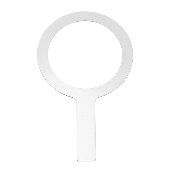 Stainless Steel Baking Cup Ring, Tea Cups Gasket 78mm Milk Coffee Rim Covers for DIY Milk Tea Dessert Brulee Coffee Making, Silver Tone