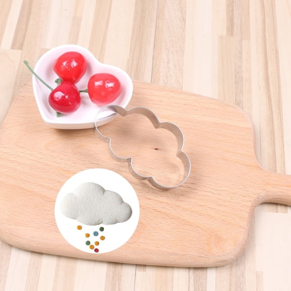 Household Baking Mould Set Stainless Steel Cartoon Cloud Design Cookie Cutter for Making