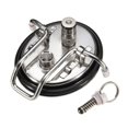 Stainless Steel Ball Lock Beer Keg Lid Corny Keg Lid Homebrew Wine