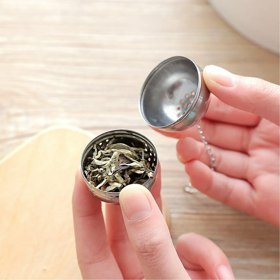 Stainless Steel Ball Shape Tea Infuser, Heavy Duty Ball Tea Infuser, Tea Leaf Filter with Handles, Filter Tea, 1 Pcs, 1.57x1.57"