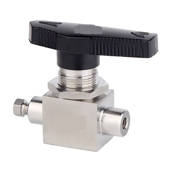 Stainless Steel Ball Valve High For Lab Gas 1/4 3/8 1/2 Inch Tube Fitting Replace ,Easy to Operate