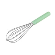 Stainless Steel Balloon Whisk, Whisk for Cooking Handheld Egg Beater with Rust-Proof Sturdy Wires & Non-Slip Silicone Handle for Beating, Stirring, Blendingcyan handle