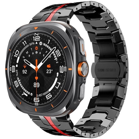Stainless Steel Band for Samsung Galaxy Watch 8(40mm/44mm) & 8 Classic, Adjustable Link & Butterfly Clasp