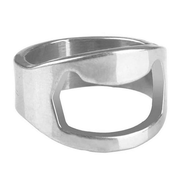 Stainless Steel Bar Beer Bottle Openers Versatile Cool Bottle Open Finger E7E3