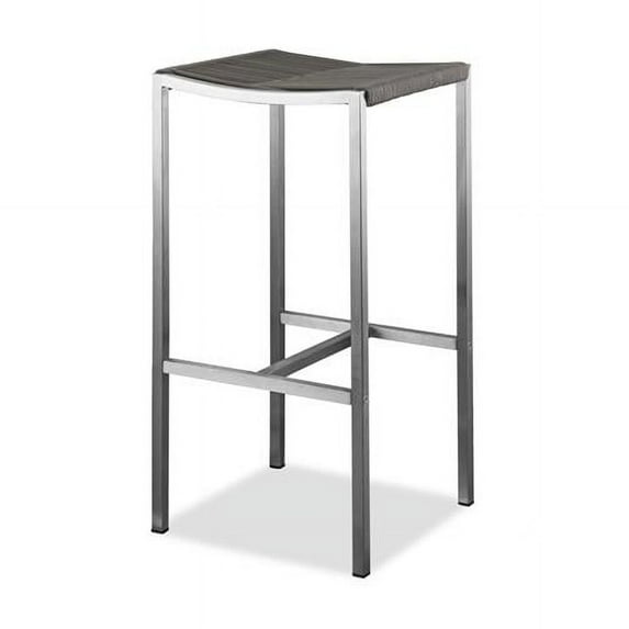 Stainless Steel Bar Stool - 14 x 14 x 28 in.