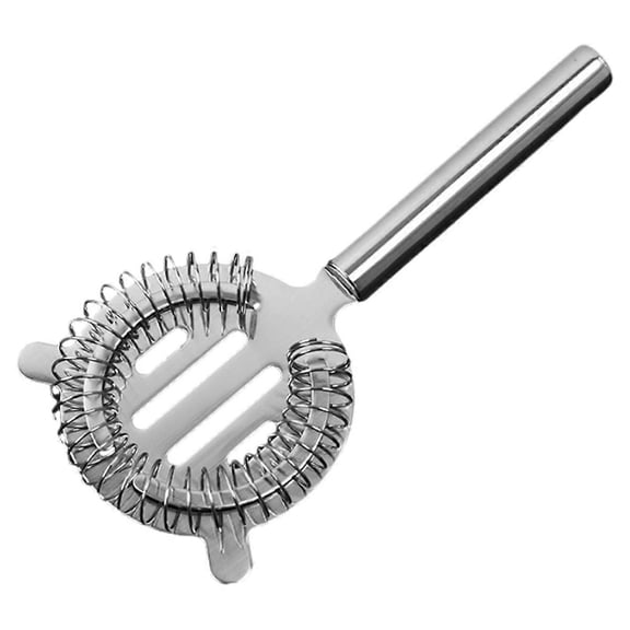 Stainless Steel Bar Strainer For Bartending, Bar Tool Drink Strainer For Bartenders And Mixologists