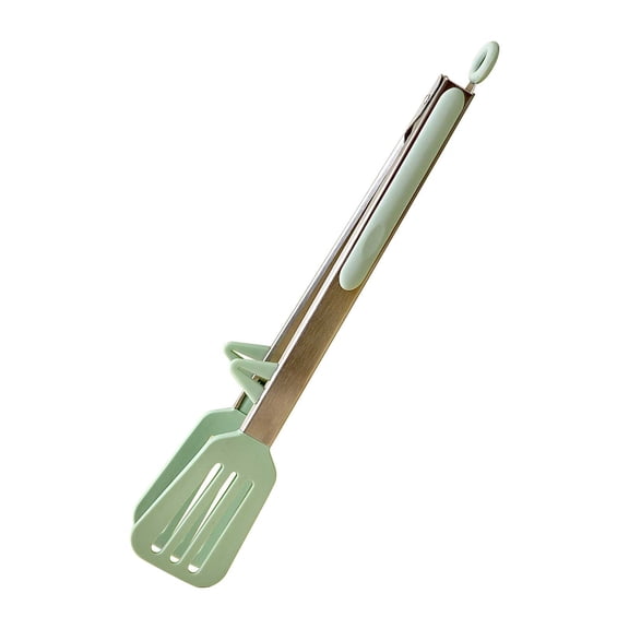 Stainless Steel Barbecue Clip, Portable Folding BBQ Tongs with Lock, HeavDutGrill Clippers for Flipping Meat Vegetables, Camping Cooking Tool