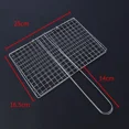 thumbnail image 2 of PSO BBQ Grilling Basket – Stainless Steel Mesh With Wood Handle – For Steak, Fish, Veggies 2 of 6