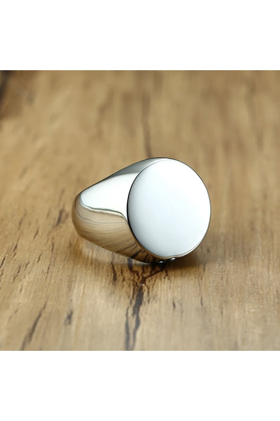 Stainless Steel Bare Body Urn Casting Ring Men