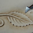 thumbnail image 1 of Stainless Steel Barry King - #2 Checkered Triangle Beveler Stamp (Leather Tool), 1 of 4