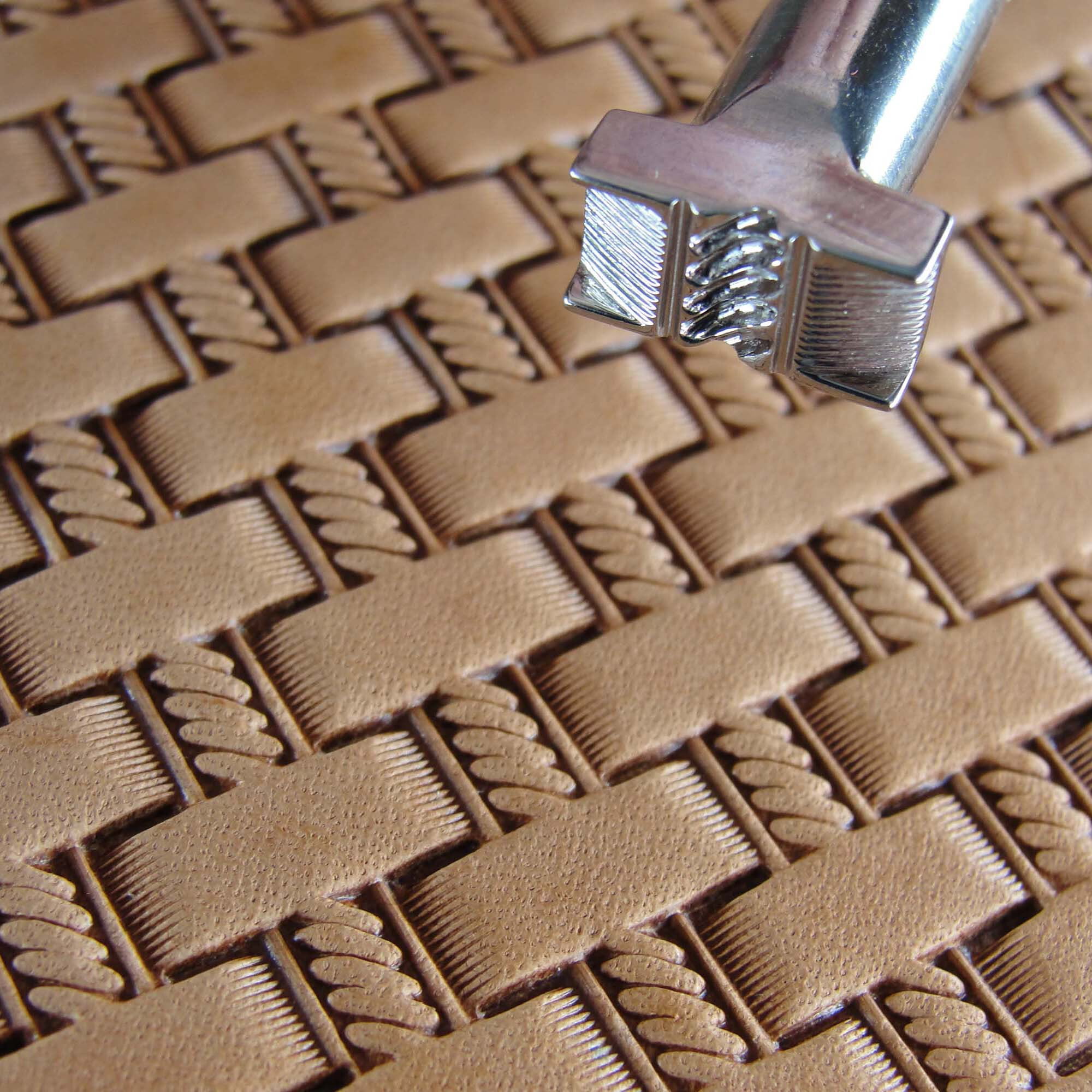 Stainless Steel Barry King - #3 Rope Basket Weave Stamp (Leather ...