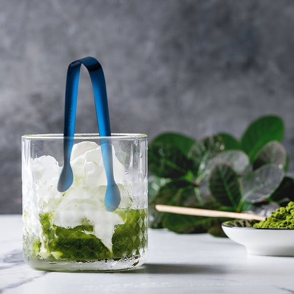 Clearance Ice Cube Mold under $5 Stainless Steel Bartender Ice-Cube Cheese Dessert Sugar Tongs-Blue