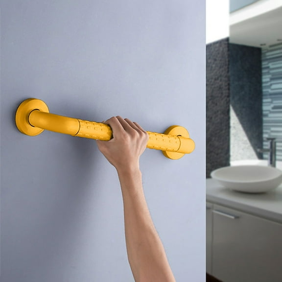 Stainless Steel Bathroom Handrails | Non-Slip Shower Safety Bars for Elderly & Handicap | Wall Mount Grab Bars for Seniors & Kids | Includes Screw Pack