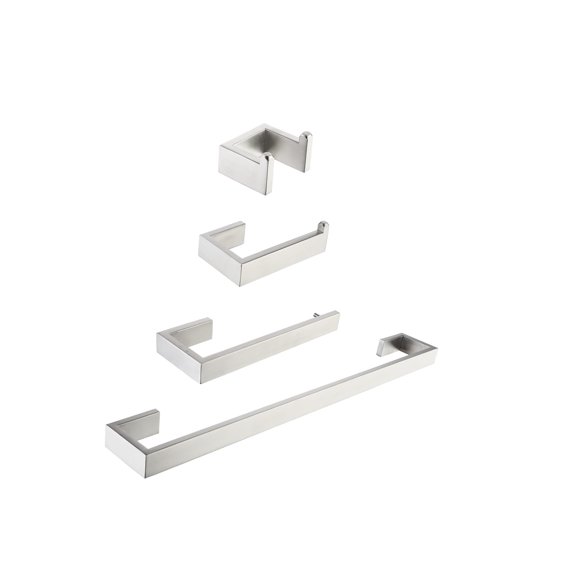 Stainless Steel Bathroom Hardware Set | Keep Home Clean in Multiple Spaces | Premium Material Resists Scratches | Quick Installation for Durability