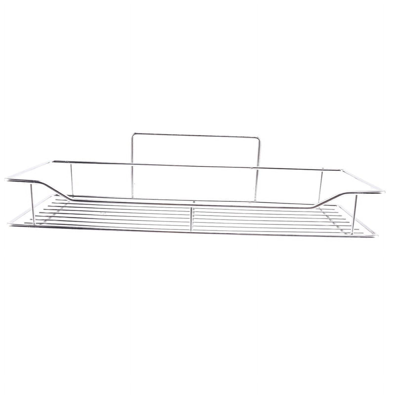 Stainless Steel Bathroom Storage Shelf PunchFree Kitchen Bathroom