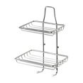 thumbnail image 1 of Stainless Steel Bathroom Wall Mount Soap Rack No Drilling Rustproof Durable Shower Gel Organizer with Rounded Edges for Easy Storage, 1 of 5