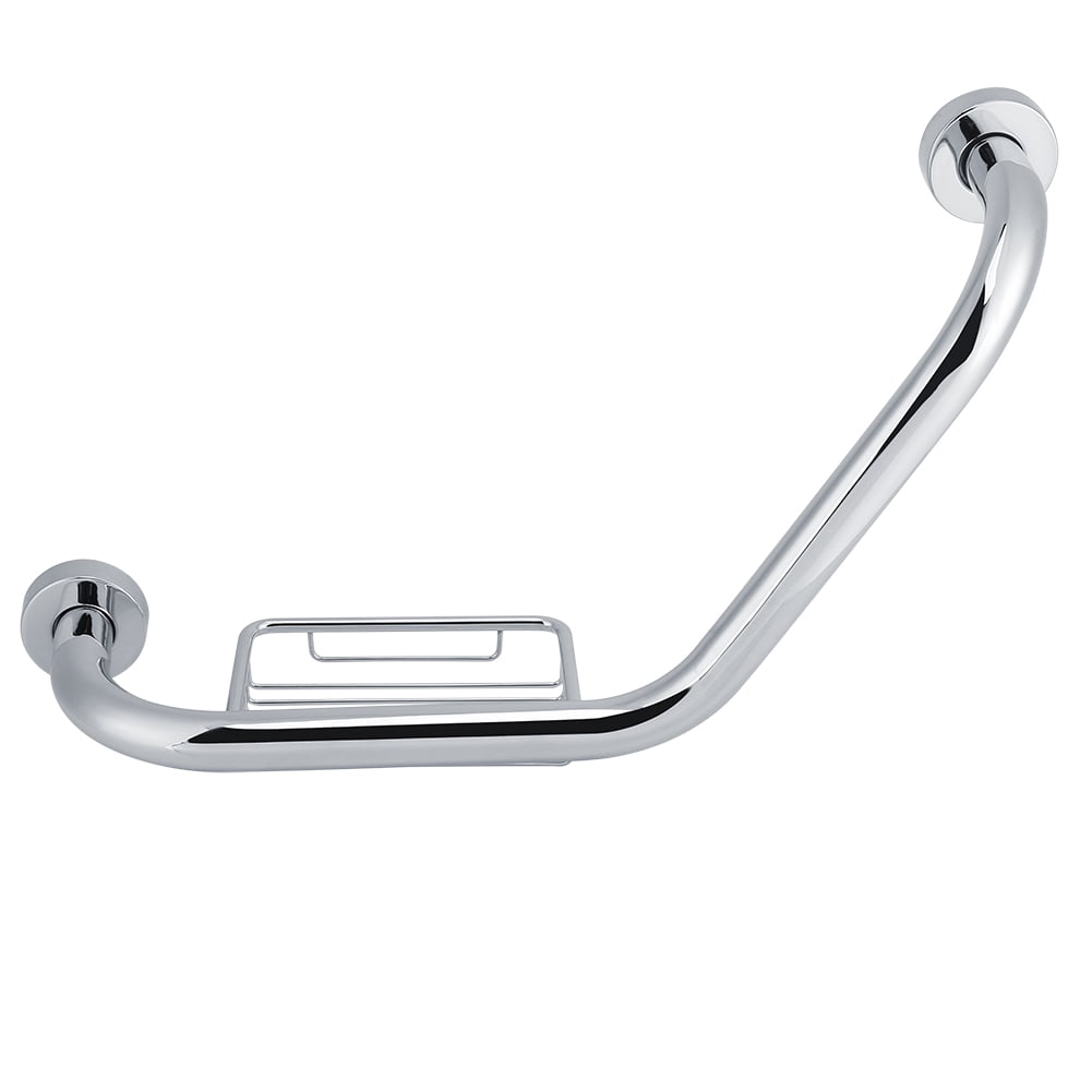 Stainless Steel Bathtub Arm Safety Handle Bath Shower Tub Grab Bar with