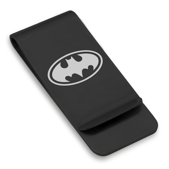 Stainless Steel Batman Classic Slim Money Clip Credit Card Holder