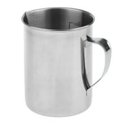 Stainless Steel Beaker with Liquid Measuring Scale, Pouring Jug for Kitchen, 0.5 / 1 Liter 1000ml