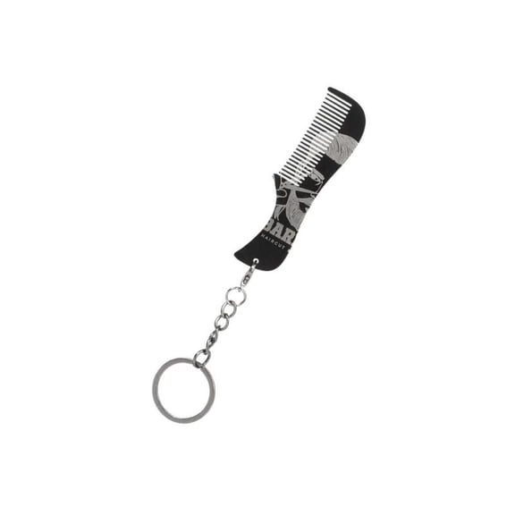 Stainless Steel Beard Comb For Men With Double Teeth Design Portable Travel Size