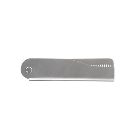 Stainless Steel Beard Comb for Men Ergonomic Grooming Tool for Styling and Shaping Foldable Wide Tooth Beard Comb