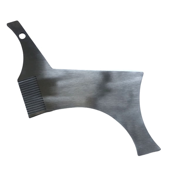 Stainless Steel Beard Shaping Template Shower Beard Shaving Shaping Styling Comb Care Brush Beard Comb