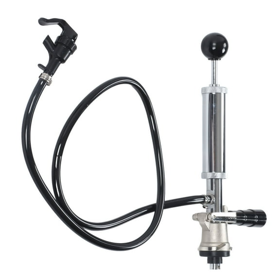 Stainless Steel Beer Keg Pump, Leakproof Quick Set up Beer Dispenser for Picnic Party Wedding No Gas Bottle No Regulator