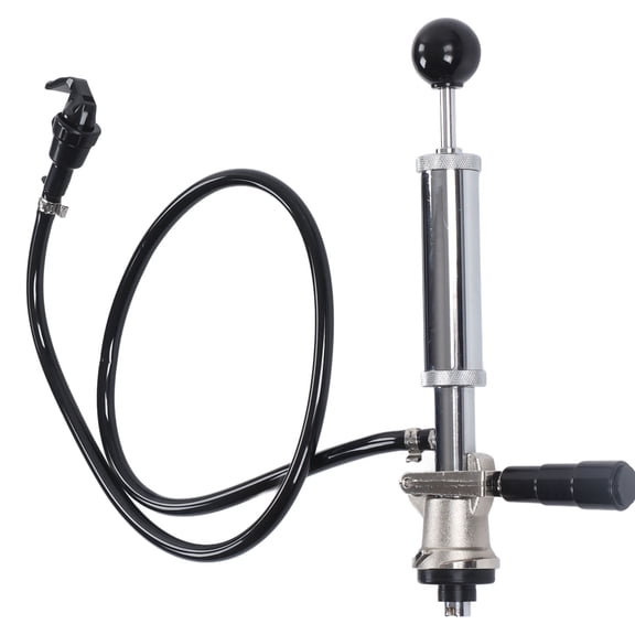 Stainless Steel Beer Keg Pump, Leakproof Quick Set up Beer Dispenser for Picnic Party Wedding No Gas Bottle No Regulator