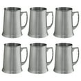 thumbnail image 1 of Stainless Steel Beer Stein Mug 13.5 oz. Set of 10, Bulk Pack - Great for Restaurant, Brewery, Pub - Silver, 1 of 5