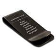 thumbnail image 1 of Stainless Steel Believe Matthew 21:22 Money Clip Credit Card Holder, 1 of 1
