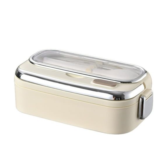Stainless Steel Bento Box, Ongmies Stainless Steel Leakproof Lunch Box for Adults - Divided Meal Storage Containers Set, Stackable for Picnic & Travel,