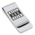 thumbnail image 1 of Stainless Steel Best Dad Ever Classic Slim Money Clip Credit Card Holder, 1 of 2